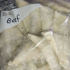 A picture of Beef Qeema Samosa.