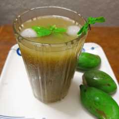 मिंट आम पन्ना (mint aam panna recipe in Hindi) रेसिपी मुख्य फोटो