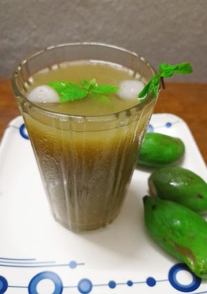 मिंट आम पन्ना (mint aam panna recipe in Hindi) रेसिपी मुख्य फोटो