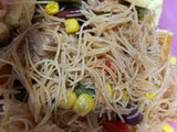 Fideos de arroz y soja