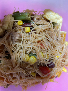 Una foto de Fideos de arroz y soja