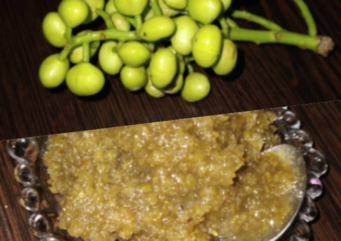 عکسی از دستور مربای بنه (پسته کوهی، وحشی)