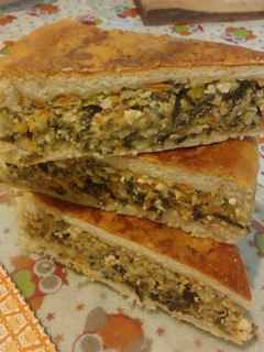 Una foto de Torta de Zanahoria y Puerro