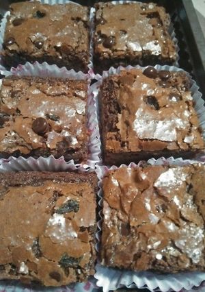 Foto resep Brownies shiny crust