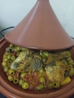 صورة لوصفة طاجين الزيتون بالبطاطا