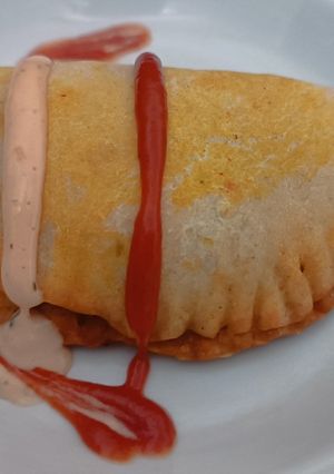 عکسی از دستور پیراشکی رژیمی در فر