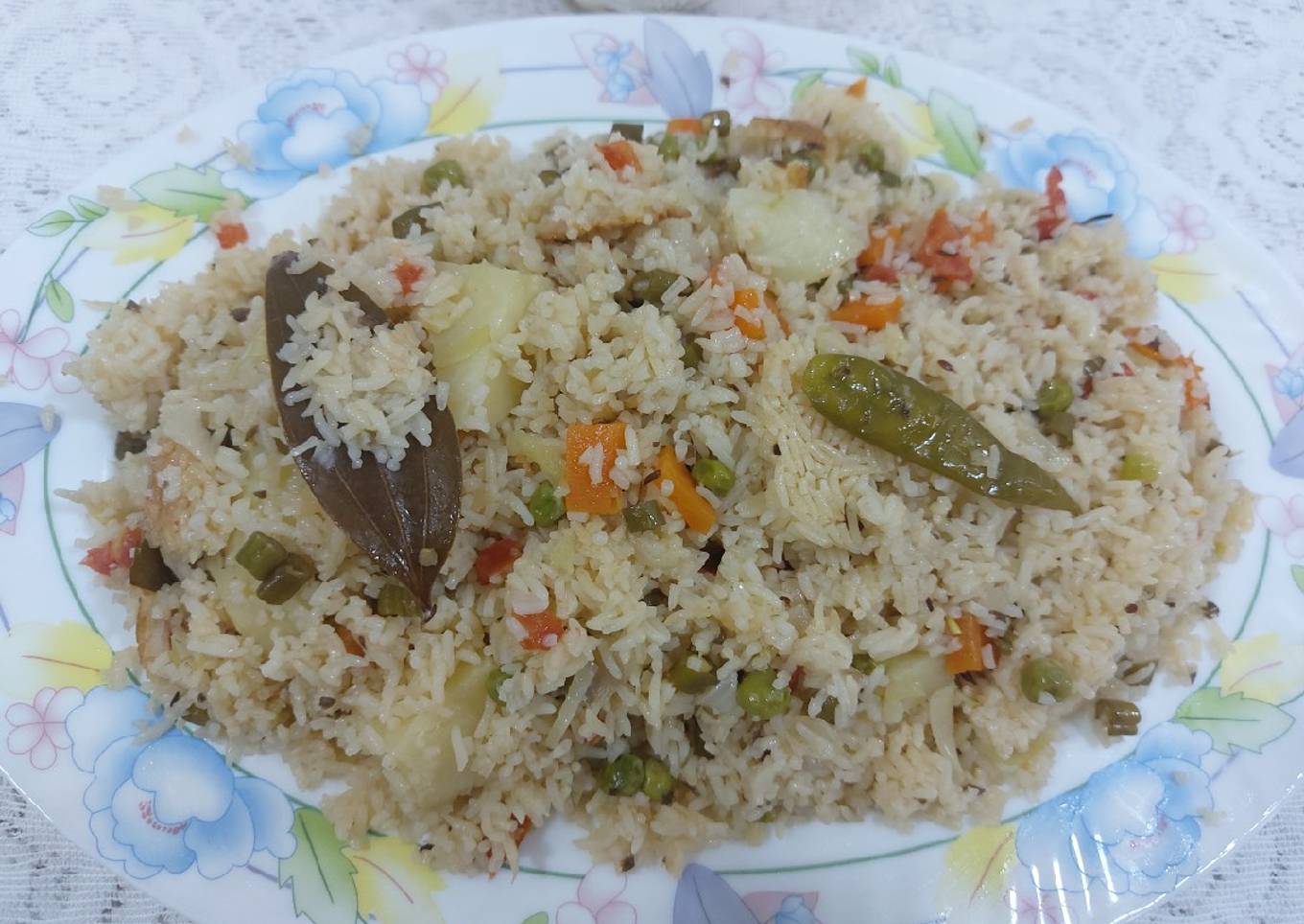 Mix vegetables pulao