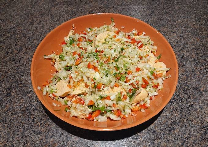 Cod Roe Salad with Boiled Potatoes