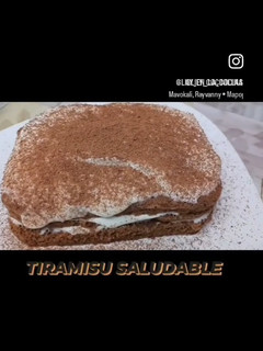 Una foto de Tiramisú saludable