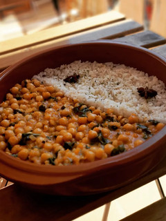 Una foto de Curry de garbanzos