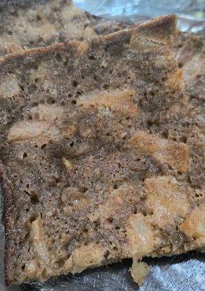 Una foto de Torta de manzana y harina de almendras