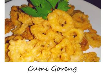 Resep Terbaik Cumi Goreng Tepung Crispy Yummy Mantul