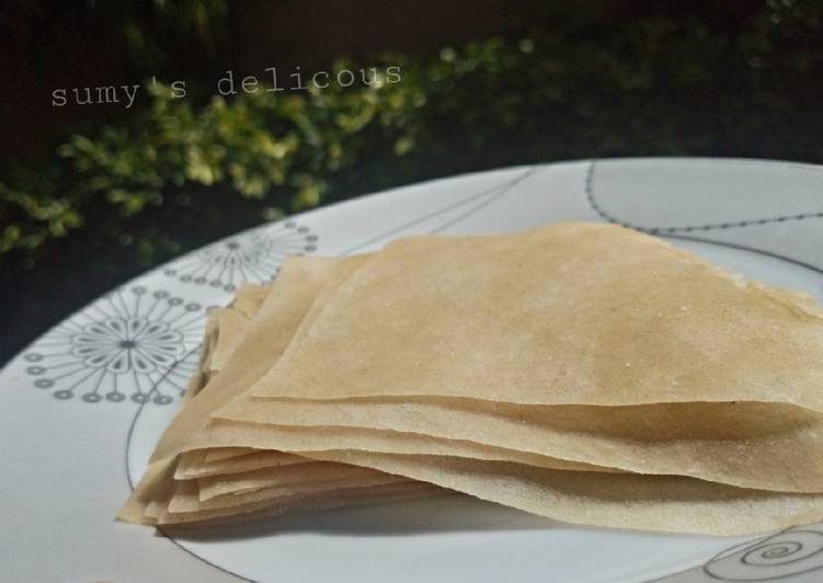 Recipe of Super Quick Homemade Samosa and roll sheet