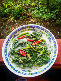 Foto resep Bobor Pucuk Labu dan Kangkung