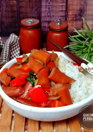 Foto resep Rice Bowl Sosis