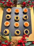 Tartaletas de surimi y de mejillones