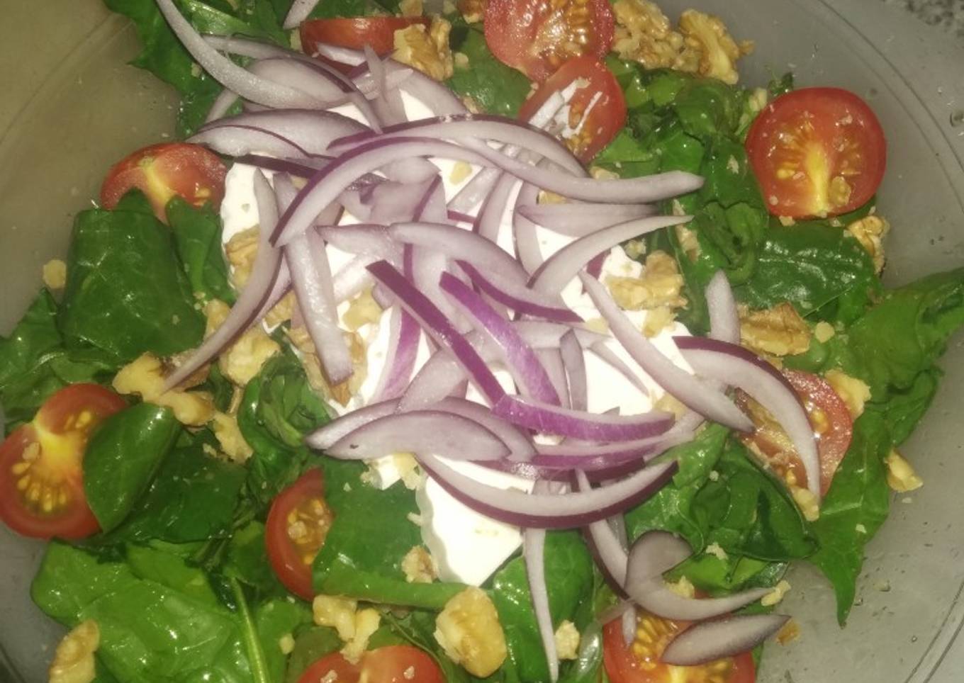 Ensalada de espinacas