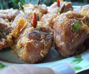 Praktis Menyajikan Perkedel kentang sarden Gurih Mantul