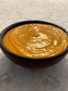 Una foto de Salsa de ají ahumado y queso crema