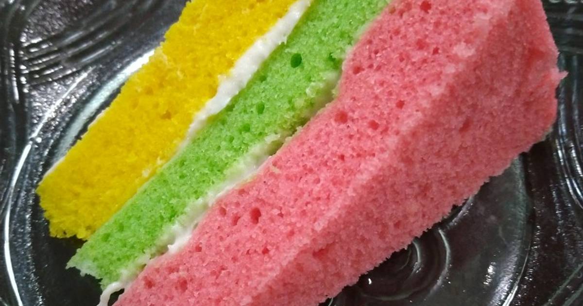 Resep Rainbow Cake Oleh Dapur Erna Cookpad