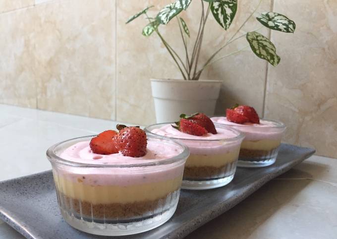 Strawberry Custard Cheese