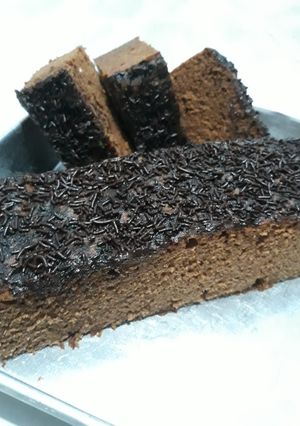Foto resep Bolu tape rasa coklat