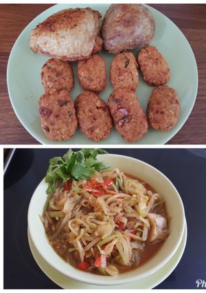 Foto resep Oseng manisa(mendol tempe Dan ayam goreng)
