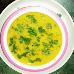 A picture of Palak curry.