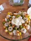Salada de Camarão e Manga