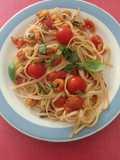Luinguine con gamberi e champignon