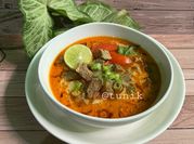 Gambar soto daging sapi sengkel