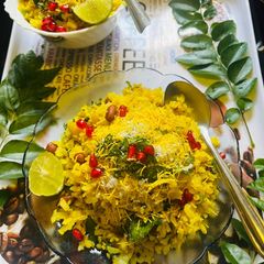 A picture of Kanda Batata Poha.