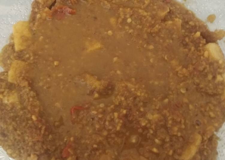 Resep Tahu Telur Bumbu Kacang 🥜, Enak