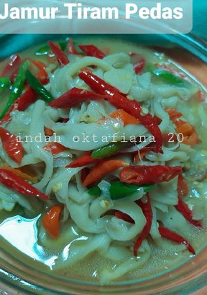 Foto resep Oseng jamur tiram pedas