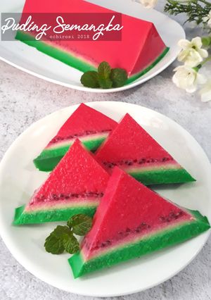 Foto resep Puding Semangka