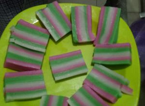 Foto resep Kue lapis tepung beras rosebrand