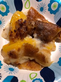 A picture of Easy Peach 🍑 Cobbler.