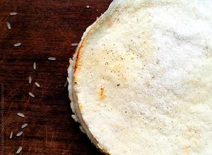 Una foto de Masa para tacos (o Rapiditas) utilizando arroz cocido! Fácil, económico, SIN GLUTEN y VEGANO!