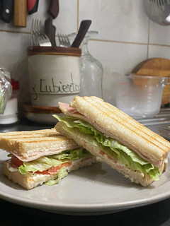 Una foto de Bocadillo sano y ligero