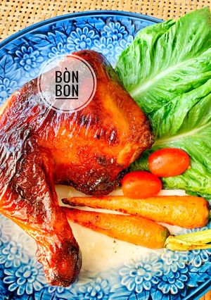 Hình của món Gà Nướng Ngũ Vị.