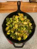 Cast Iron Brussel Sprouts