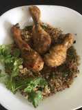 Grilled chicken served with Quinoa