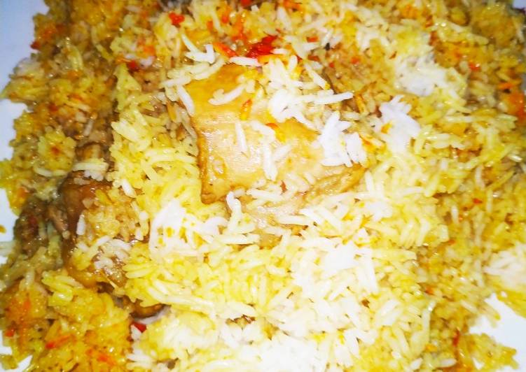 Chicken korma biryani