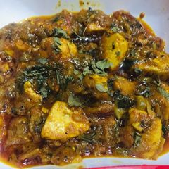 A picture of Paneer curry (Dhaba style).