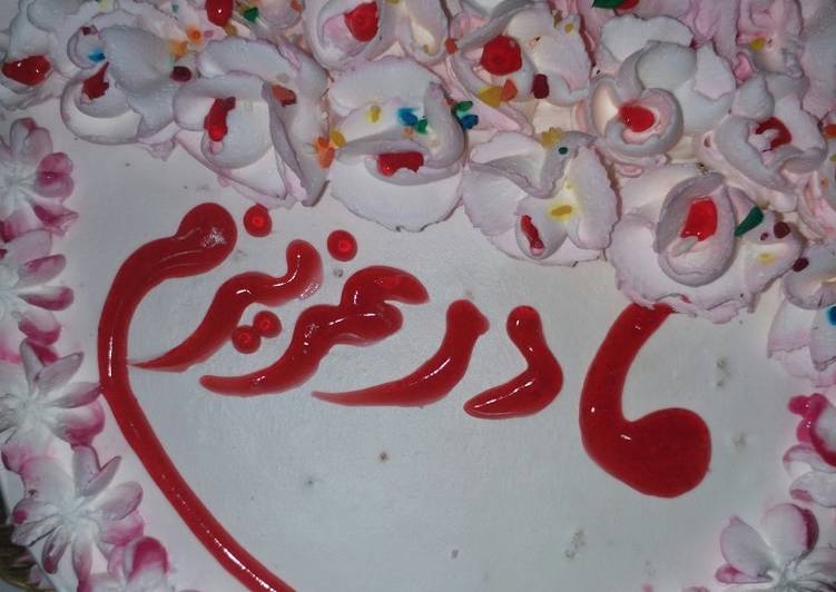کیک روز مادر دستور توسط Somayeh کوکپد