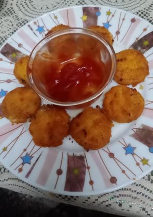 A picture of Aloo pakoda.