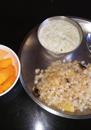 साबूदाना की खिचडी रेसिपी मुख्य फोटो