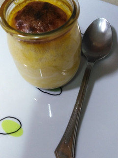 Una foto de Flan de calabaza