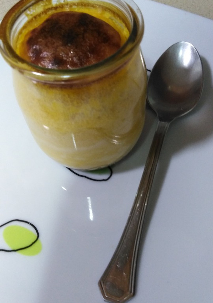 Una foto de Flan de calabaza