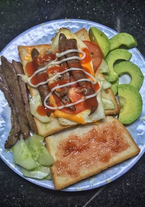 Hình của món Ăn trưa nhanh gọn dinh dưỡng 🥑.